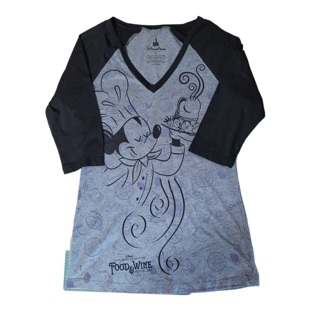 Disney California Adventure Shirt Food & Wine Festival Womens S 2017 Passholder